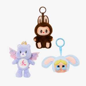 Angel Care bear and Sitted Labubu and Cry Baby Powerpuff Girl ALL BAGCHARMS Category