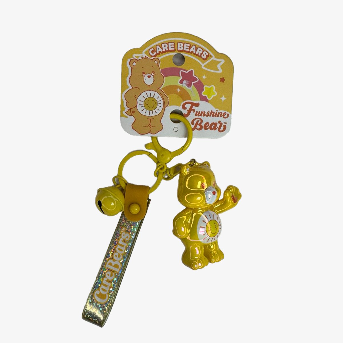 care-bears-shiny-yellow-76g-keychain CARE BEARS Shiny Yellow - Keychain