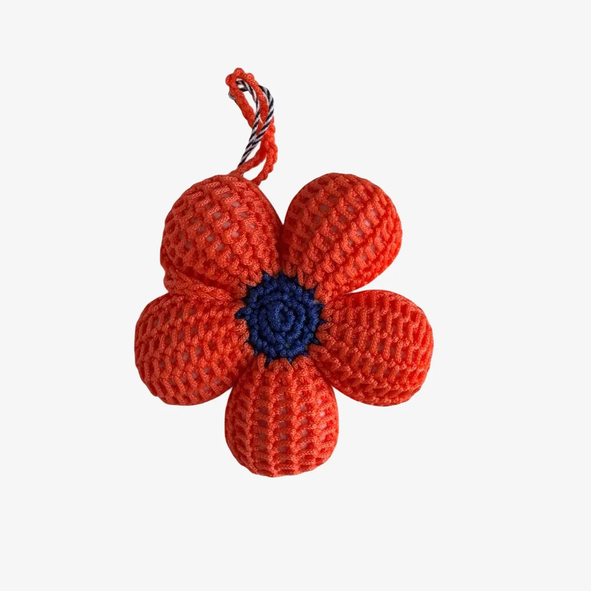 CROCHET FLOWER Orange - Bag Charm