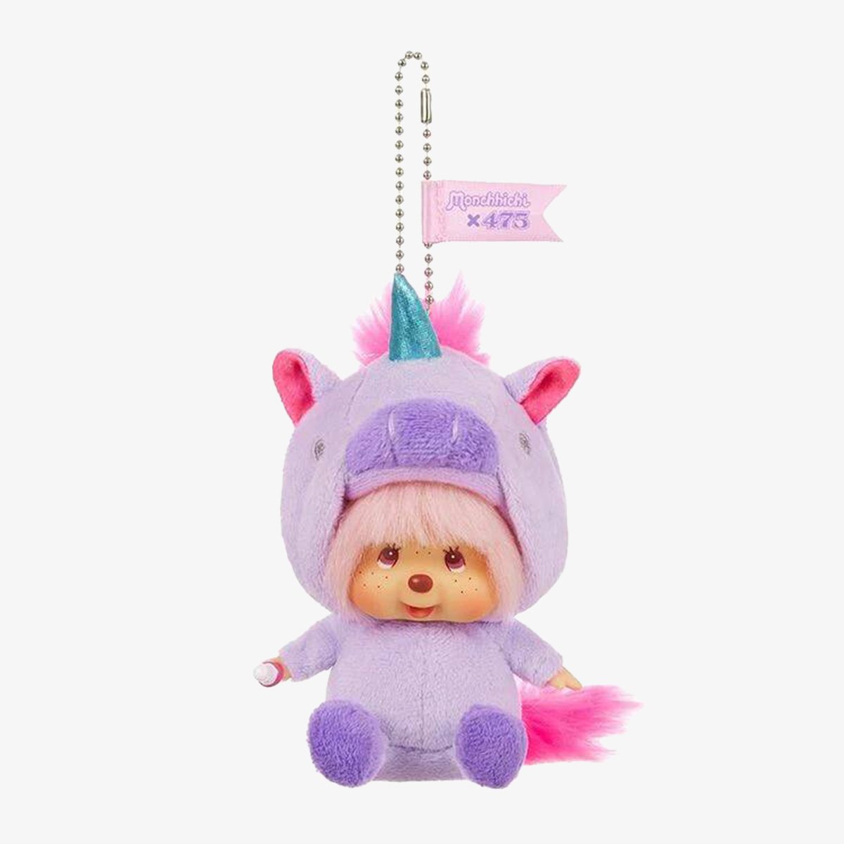 MONCHHICHI BIG HEAD Unicorn - Bag Charm
