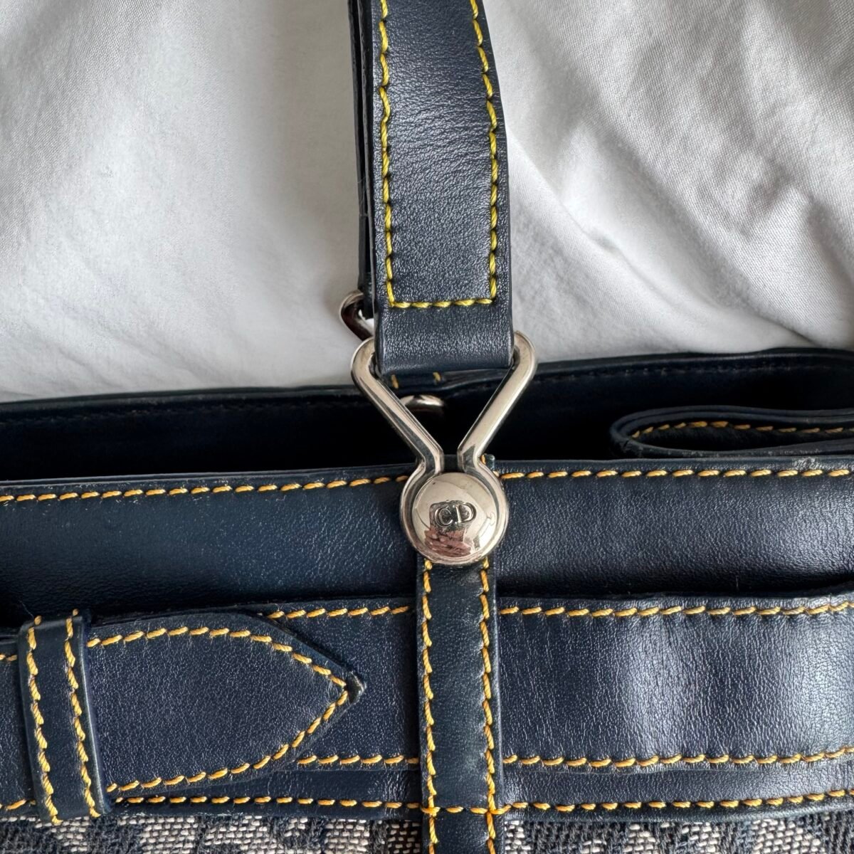 CHRISTIAN DIOR Vintage - Blue Diorissimo Tote