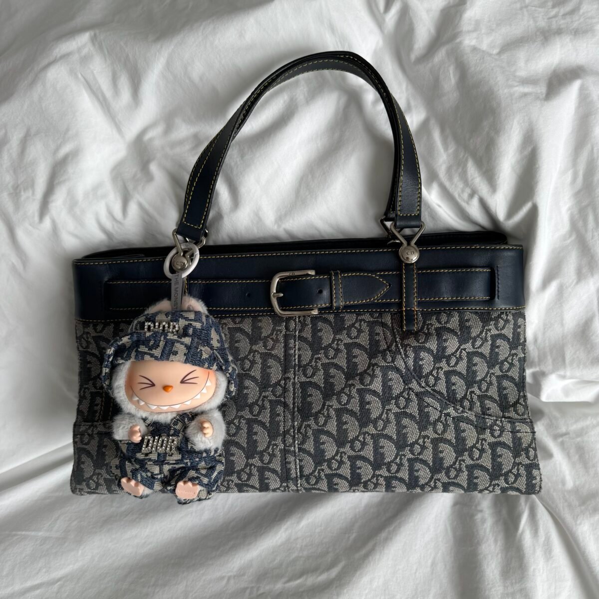 CHRISTIAN DIOR Vintage - Blue Diorissimo Tote